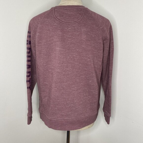 CARHARTT Pullover Sweatshirt XL Heavy Weight Fleece Maroon Crew Neck - Picture 6 of 8